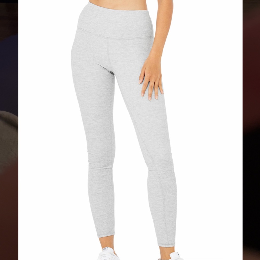 Alo High-Waist Micro Waffle Lowkey Legging